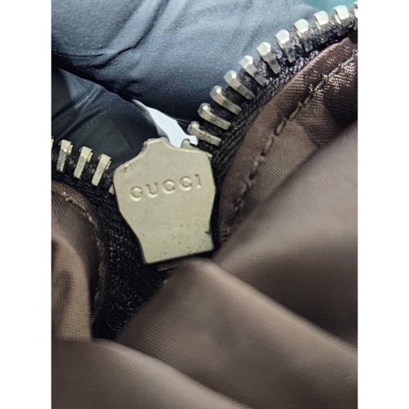 Authentic Gucci Diamante Canvas Web Shopping Tote Bag Brown/Beige - Picture 13 of 15